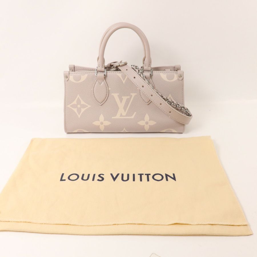 LOUIS VUITTON Monogram Empreinte On The Go East West鏈帶手挽肩背兩用袋-7