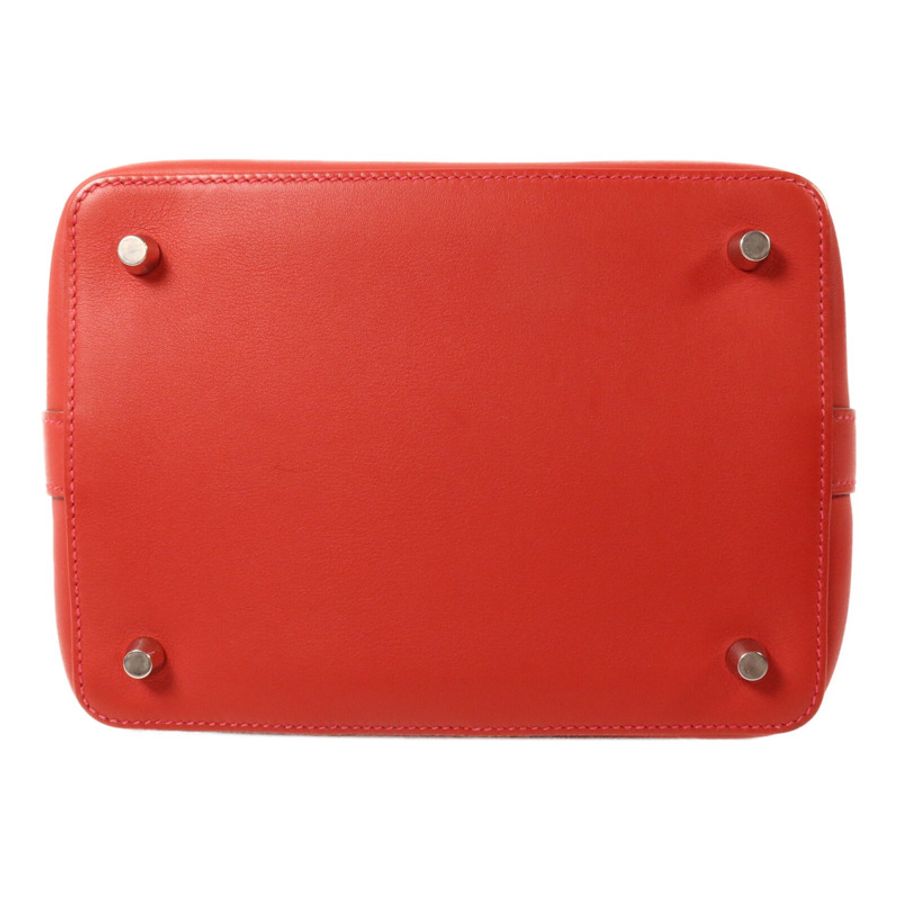 HERMES Swift皮革Tool Box 20手挽肩背兩用袋Vermillon-3