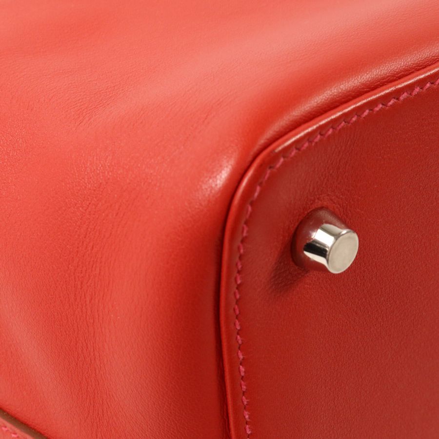 HERMES Swift皮革Tool Box 20手挽肩背兩用袋Vermillon-10