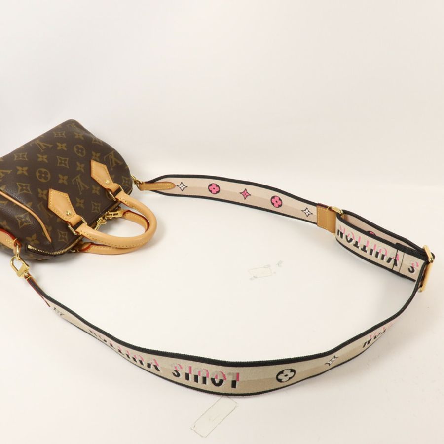 LOUIS VUITTON Monogram Speedy Bandouliere 20手挽肩背兩用袋-6