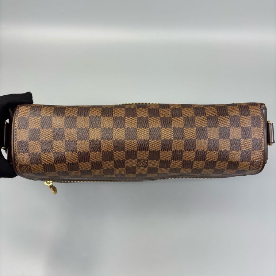 Louis Vuitton 路易威登 棕棋盤格郵差斜挎包 尺寸37*29-5