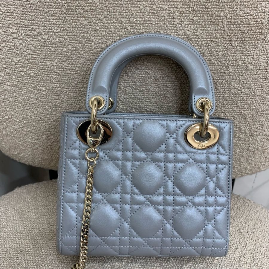 dior 迪奧 銀色三格戴妃 22年-1