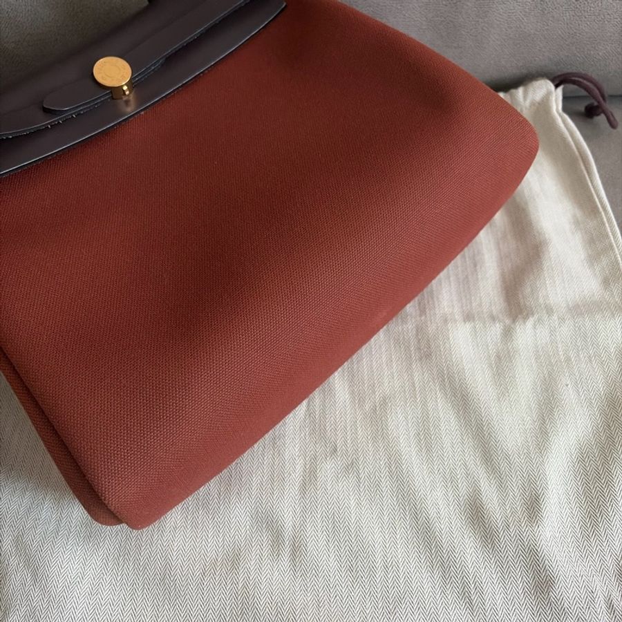 95%新 愛馬仕Hermes Herbag 31 bag棕色-2