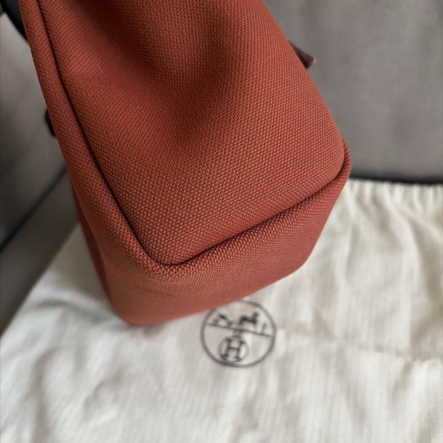 95%新 愛馬仕Hermes Herbag 31 bag棕色-9