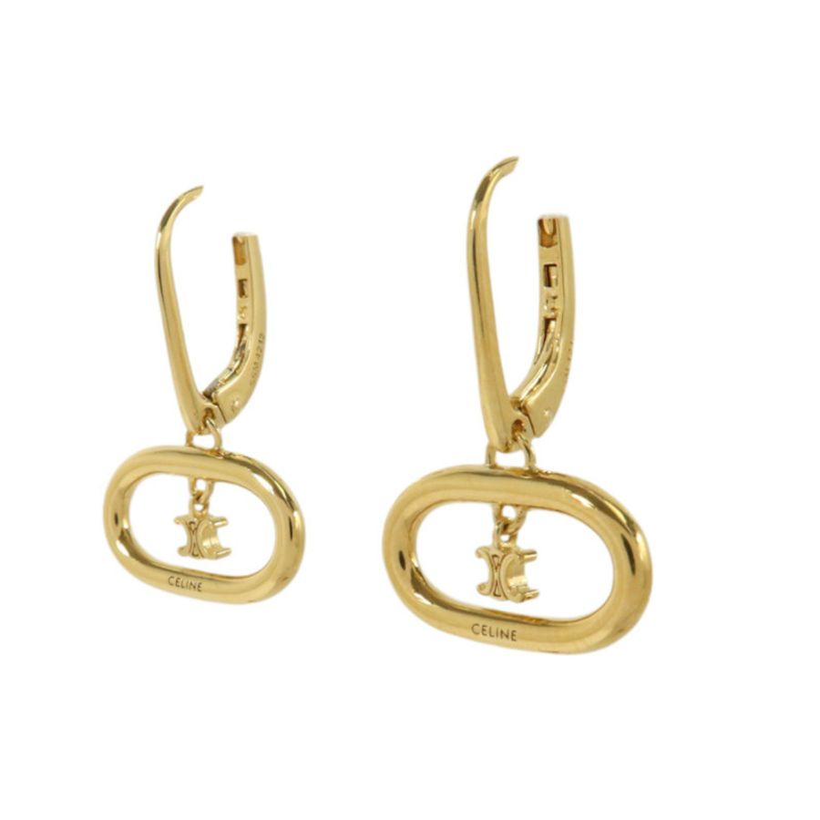 CELINE 金屬Triomphe Mobile Earrings耳環-1