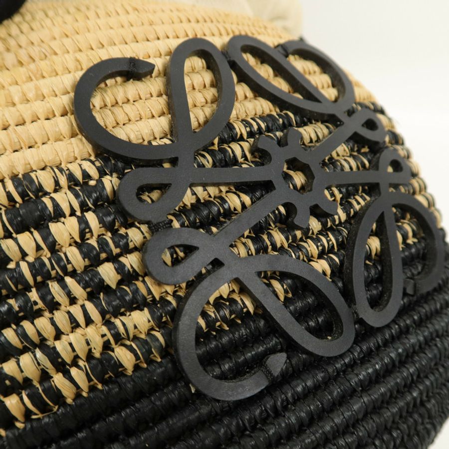 LOEWE Raffia Beehive Basket肩背袋-5