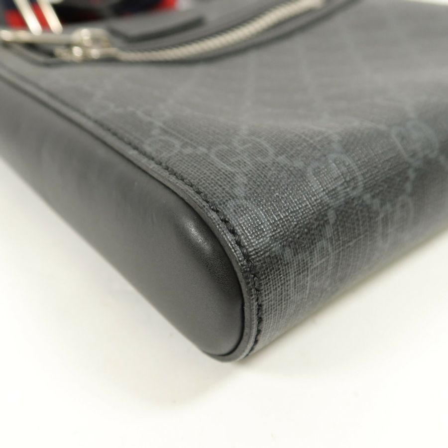GUCCI 塗層帆布Small Messenger Bag肩背袋-12