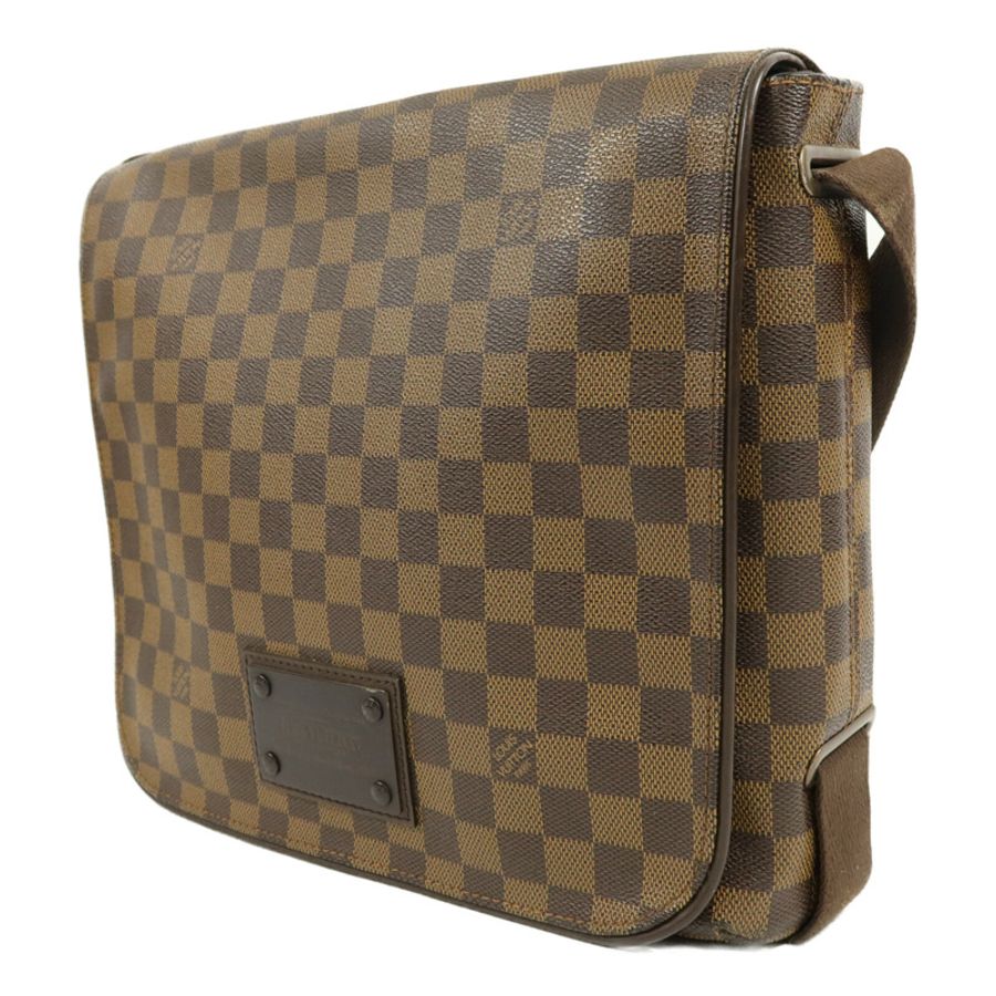 LOUIS VUITTON Damier Ebene Brooklyn MM肩背袋-2