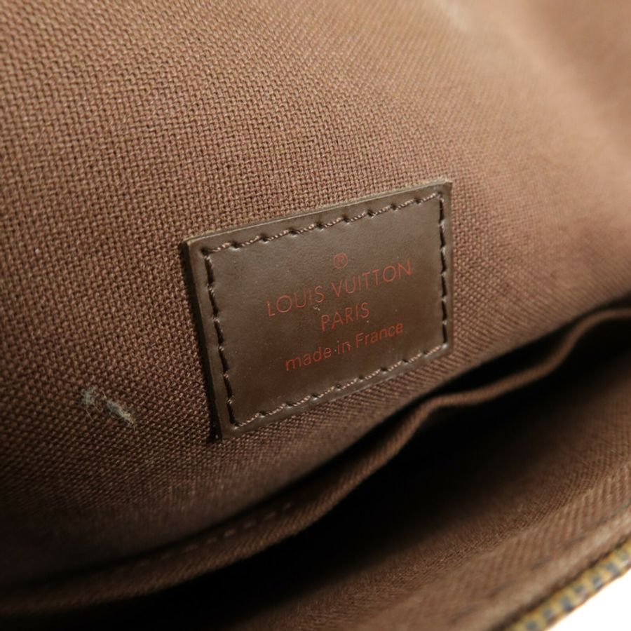 LOUIS VUITTON Damier Ebene Brooklyn MM肩背袋-7
