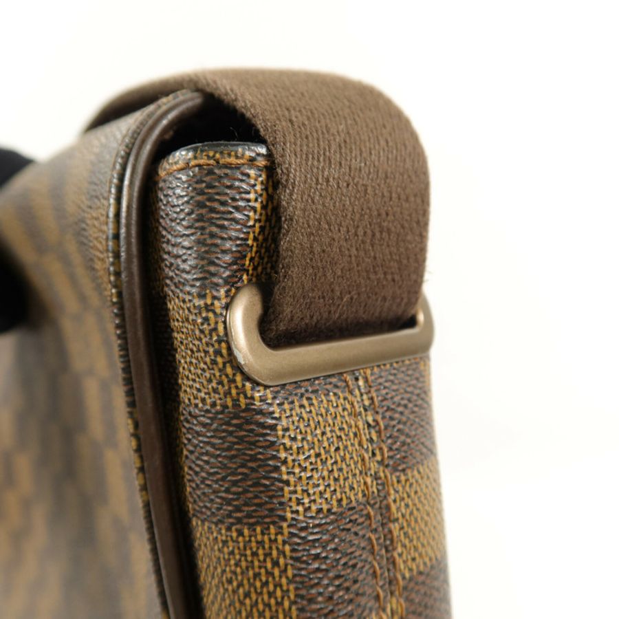 LOUIS VUITTON Damier Ebene Brooklyn MM肩背袋-9