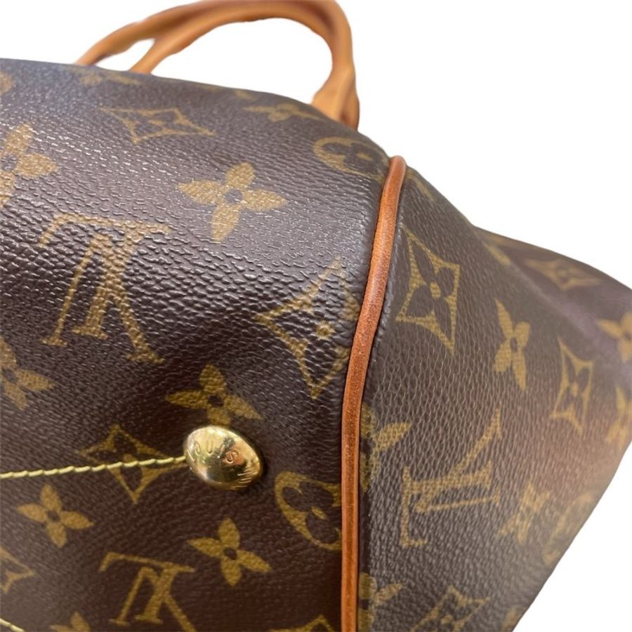 LOUIS VUITTON 路易威登 M40144 TIVOLI GM 水餃包 PVC帆布 棕色老花 金釦-8