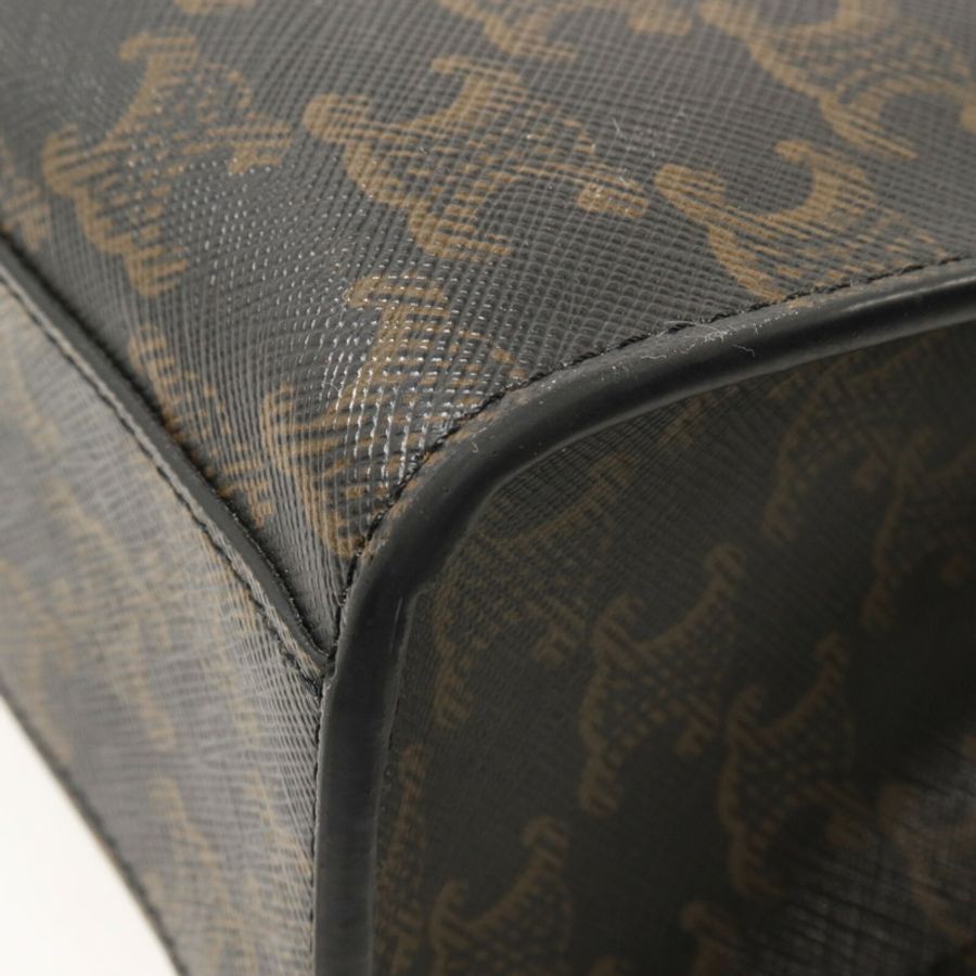CELINE 塗層帆布Vertical Cabas Medium手挽肩背兩用袋-11