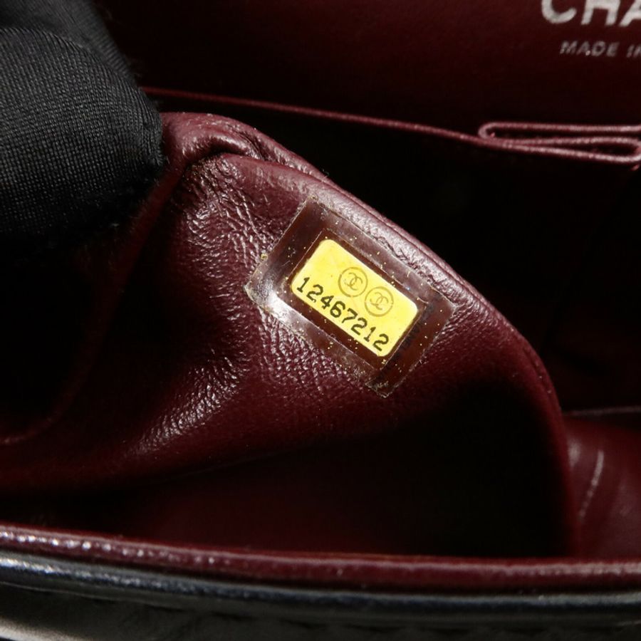CHANEL 牛皮皮革Chanel 2.55 Large鏈帶肩背袋-7