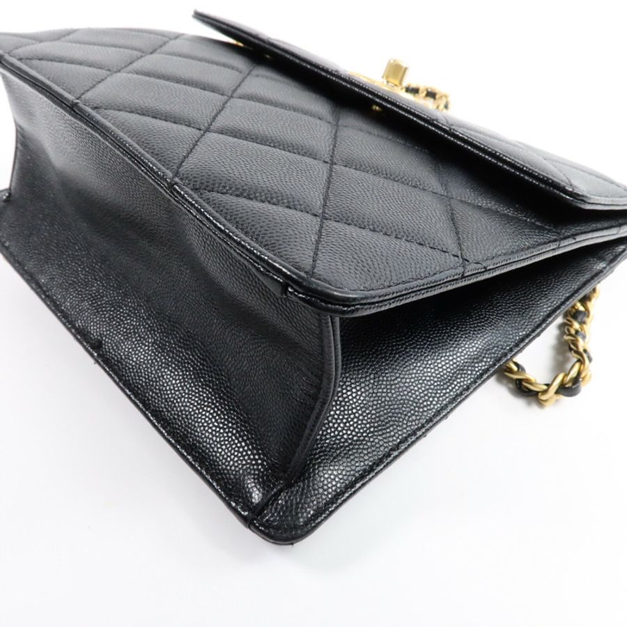 CHANEL 牛皮皮革Chain Backpack背包-9