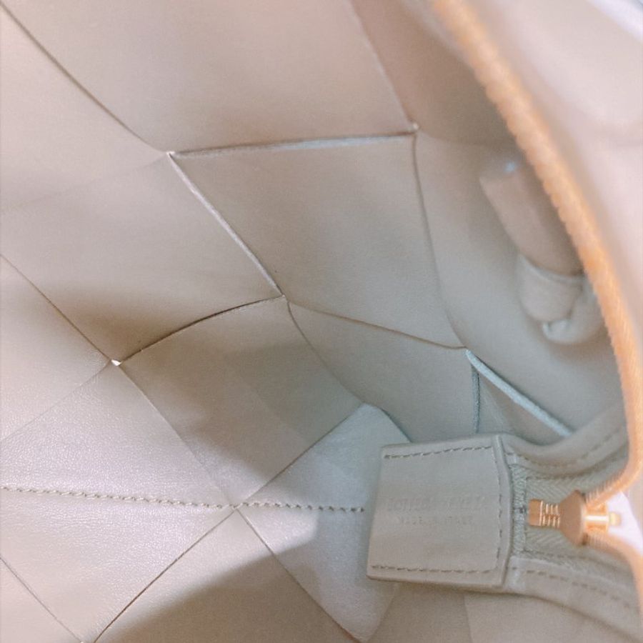 MS0807 Bottega Veneta 寶緹嘉迷你格仔小肩帶包包 Cassette Camera Bag Mini Intreccio Calfskin Soft Green x GHW-31