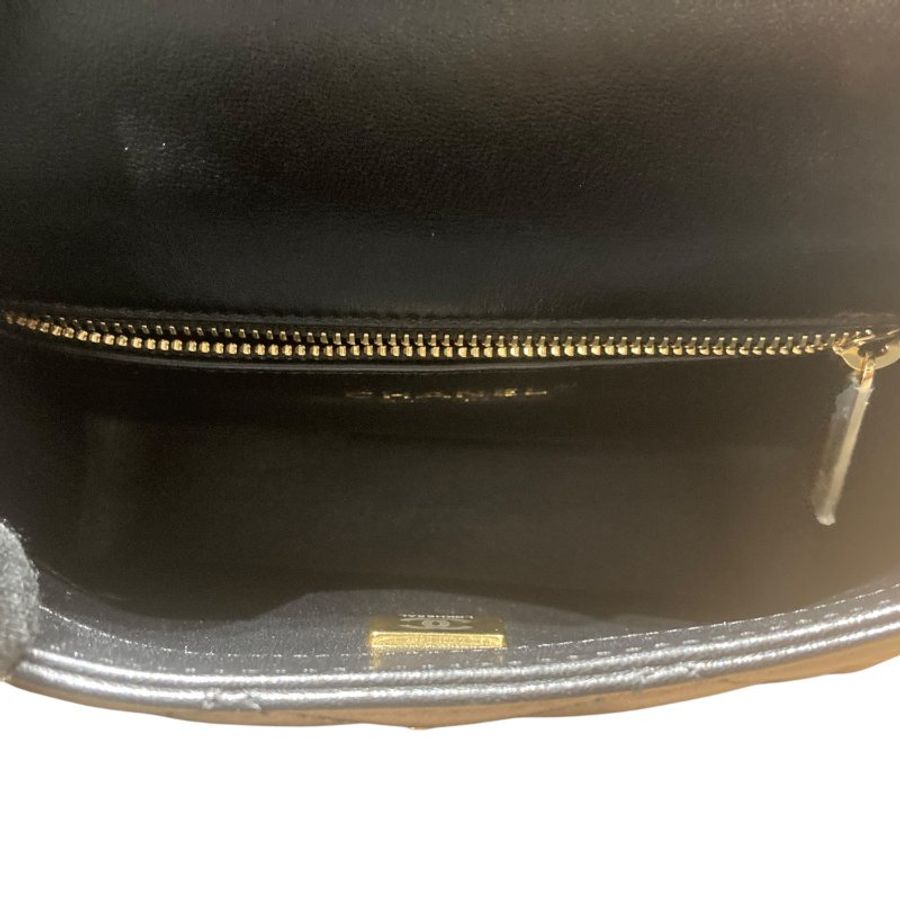 CHANEL 香奈兒 FLAPBAG 黑色 皮革 金釦-9
