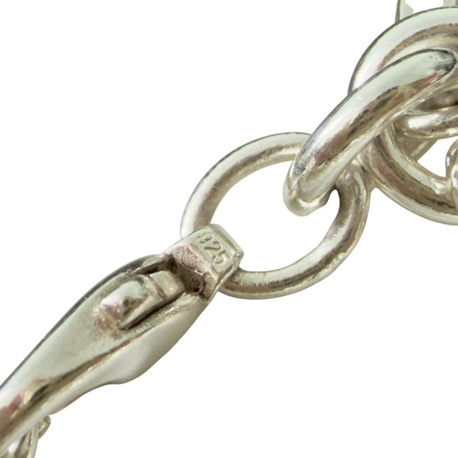 TIFFANY & CO. *罕有* Return To Tiffany 純銀 大愛心💗 手鏈-12