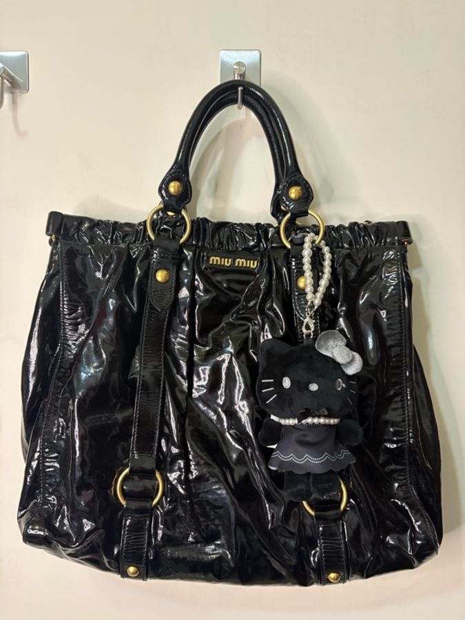 Miumiu 肩背側背大托特垃圾袋-0