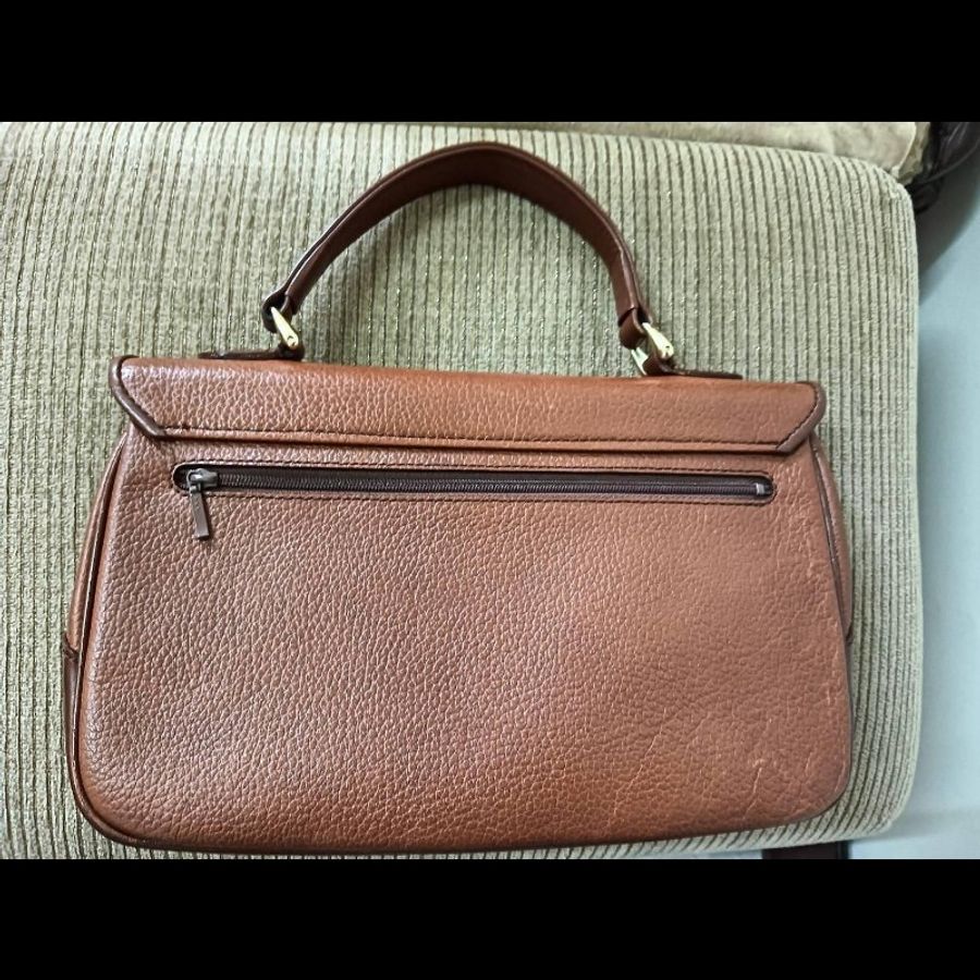 BURBERRY 正版絕版 古董包 全真皮古董包 手提包 肩背 斜背包 附上鏈條背帶 請看商品敘述-12