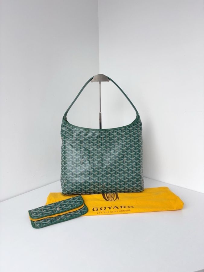 Goyard 🫶🏻 Boheme Hobo 綠色子母腋下購物袋💕 99新✨2024年編碼 尺寸34*30-2