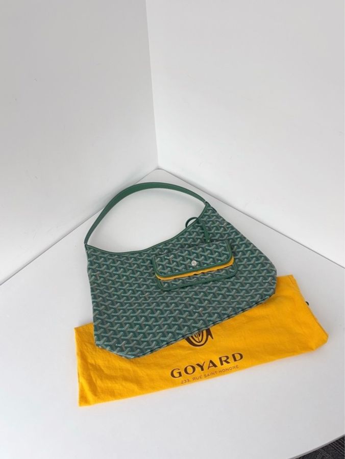 Goyard 🫶🏻 Boheme Hobo 綠色子母腋下購物袋💕 99新✨2024年編碼 尺寸34*30-9