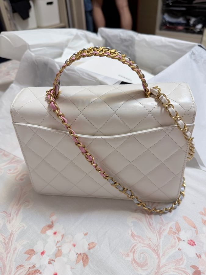 Chanel (Top Handle Flap Bag)-1