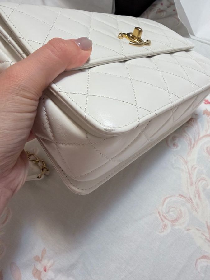 Chanel (Top Handle Flap Bag)-11