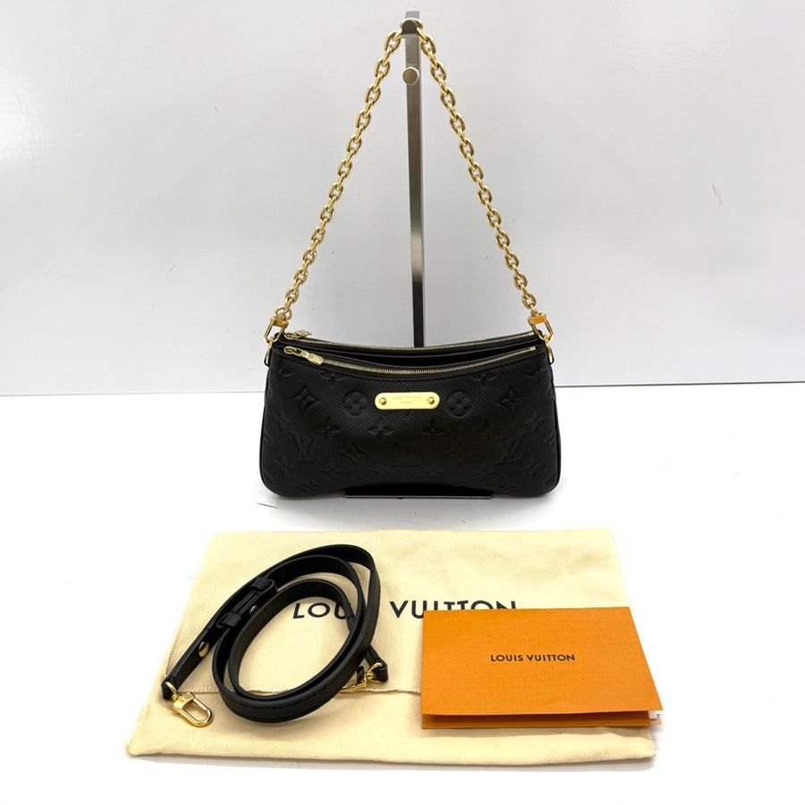 LOUIS VUITTON 路易威登 黑色 Liv Pochette 肩背斜背包 M83301 RFID-2