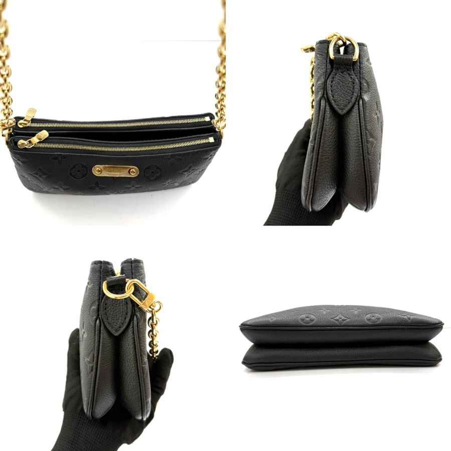 LOUIS VUITTON 路易威登 黑色 Liv Pochette 肩背斜背包 M83301 RFID-3