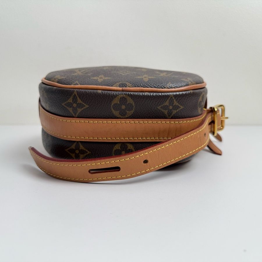 LV路易威登/Louis Vuitton BOITE CHAPEAU 棕色塗層帆布 老花圓餅包斜挎包 可調節肩帶 2019年-4