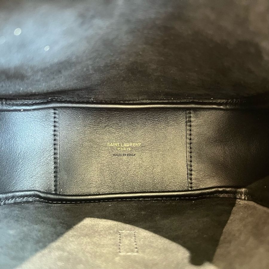 YSL 聖羅蘭 黑色mini hobo水桶 24s 底長16-5