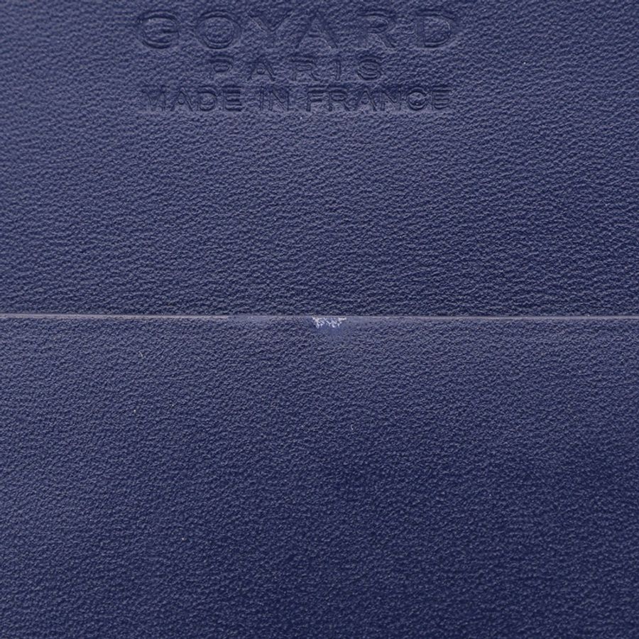GOYARD 高雅德 Richelieu 釦式長夾 藍色 Goyardine 帆布 RICHE2PMLTY-8