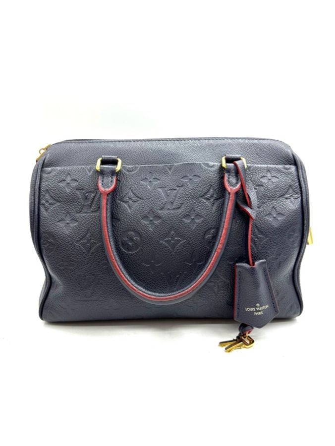 LV 路易威登 speedy25肩帶款波士頓枕頭包-3
