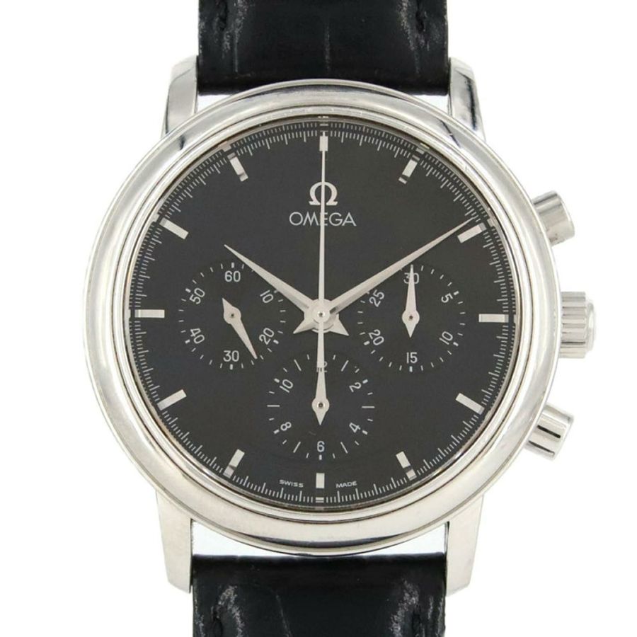 歐米茄碟飛系列 Prestige Chrono 4840.51.01 不鏽鋼腕錶，手排上鍊-0
