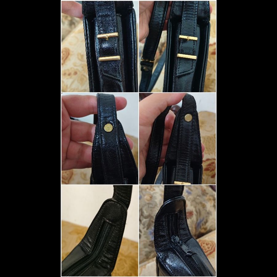 Givenchy 1980年代 正版 絕版古董包 內隔層多 老錢風 狀況良好 有倉庫折舊 肩背包 請看商品敘述-4