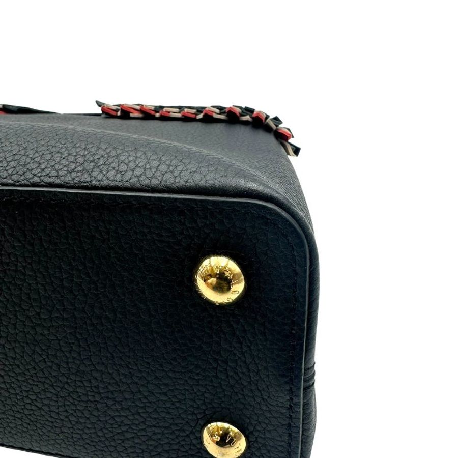 【美收精品】Louis Vuitton 黑色 Capucines BB 手袋 C-829【隔月月中將轉賣至日本 上架期限30天】-7