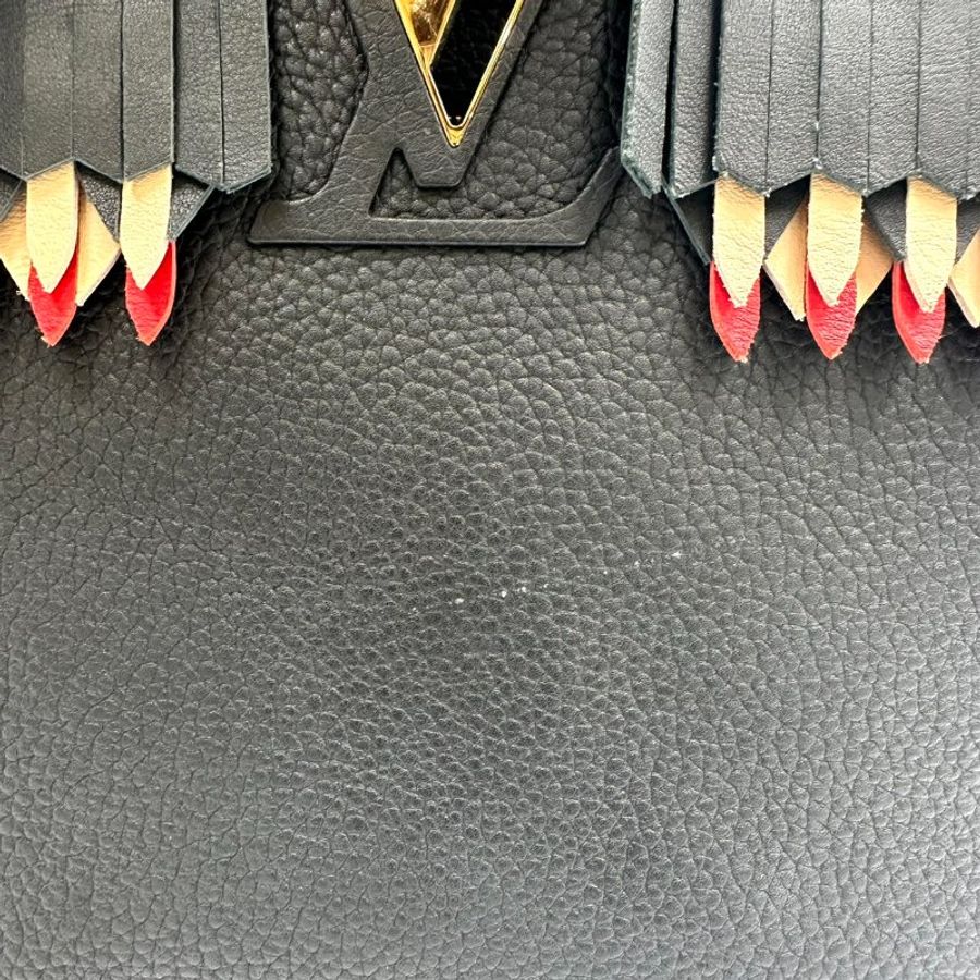 【美收精品】Louis Vuitton 黑色 Capucines BB 手袋 C-829【隔月月中將轉賣至日本 上架期限30天】-16