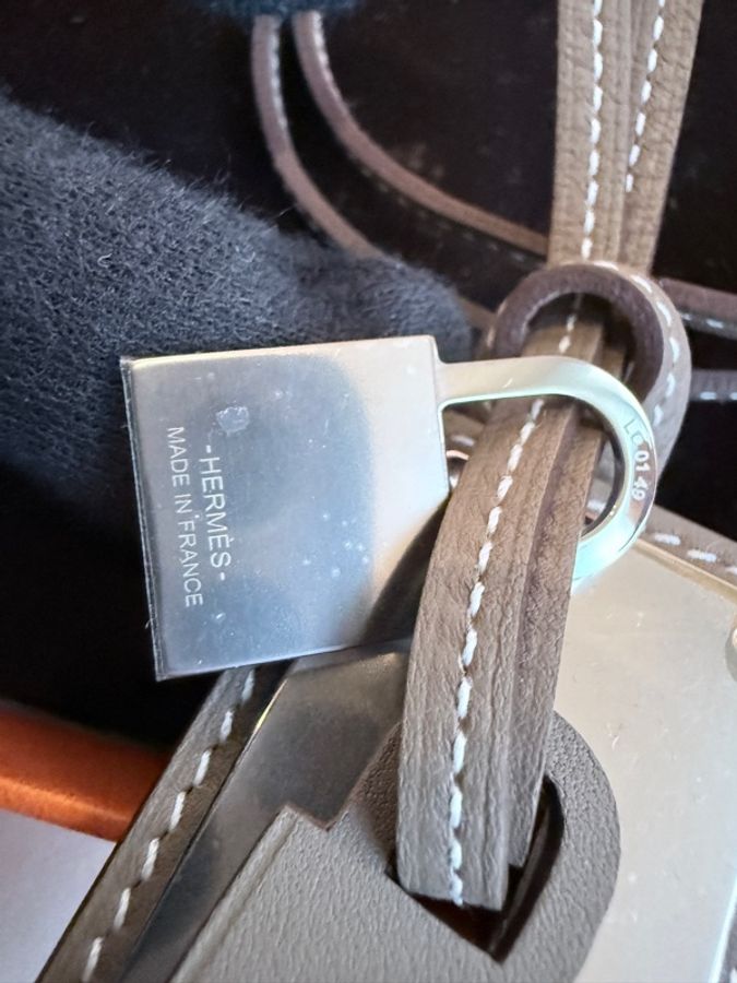全新✨Hermes✨ O'KELLY PENDANT 鎖頭項鍊掛飾-6