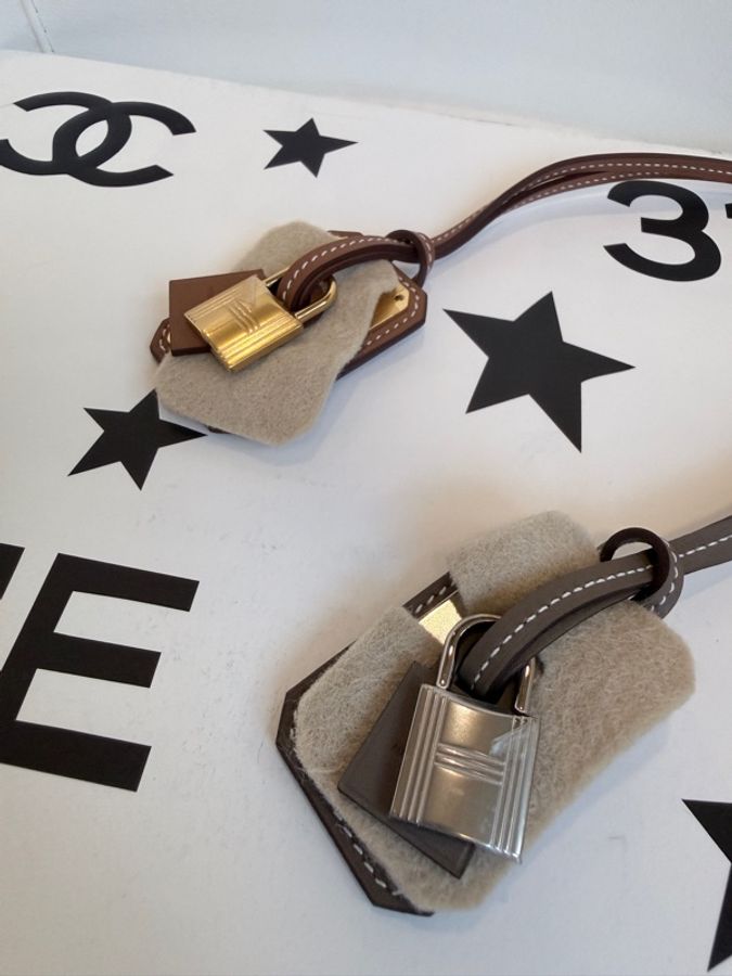 全新✨Hermes✨ O'KELLY PENDANT 鎖頭項鍊掛飾-11