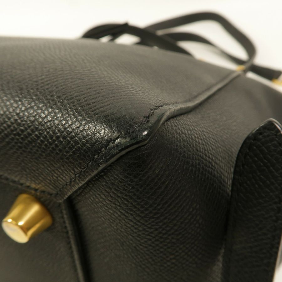 CELINE 牛皮皮革Mini Belt手挽肩背兩用袋-12