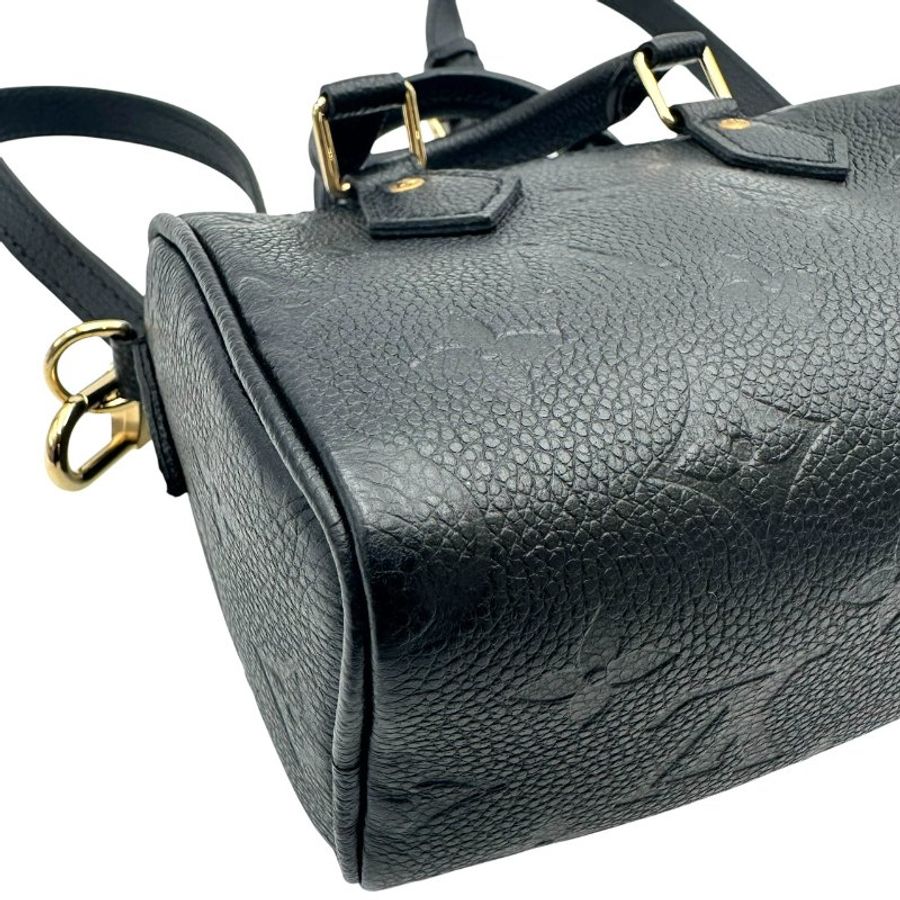 【美收精品】Louis Vuitton 黑色壓花小牛皮手提波士頓包 C-830【隔月月中將轉賣至日本 上架期限30天】-10