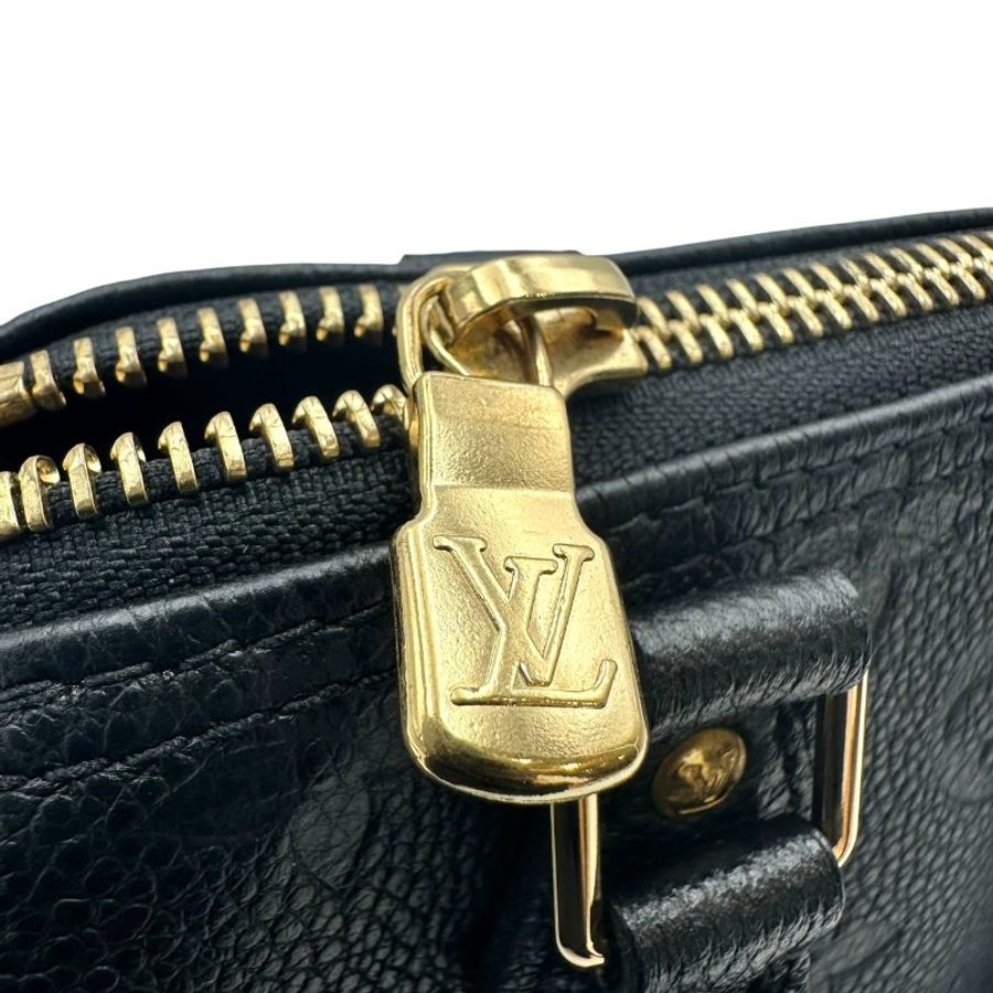 【美收精品】Louis Vuitton 黑色壓花小牛皮手提波士頓包 C-830【隔月月中將轉賣至日本 上架期限30天】-13