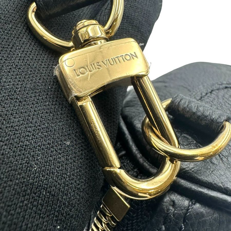 【美收精品】Louis Vuitton 黑色壓花小牛皮手提波士頓包 C-830【隔月月中將轉賣至日本 上架期限30天】-15