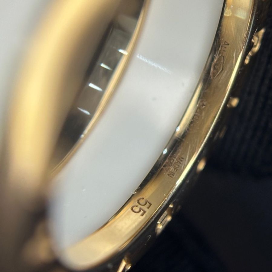 寶格麗Bvlgari B.Zero1系列 18k玫瑰金 白陶瓷 55碼-5