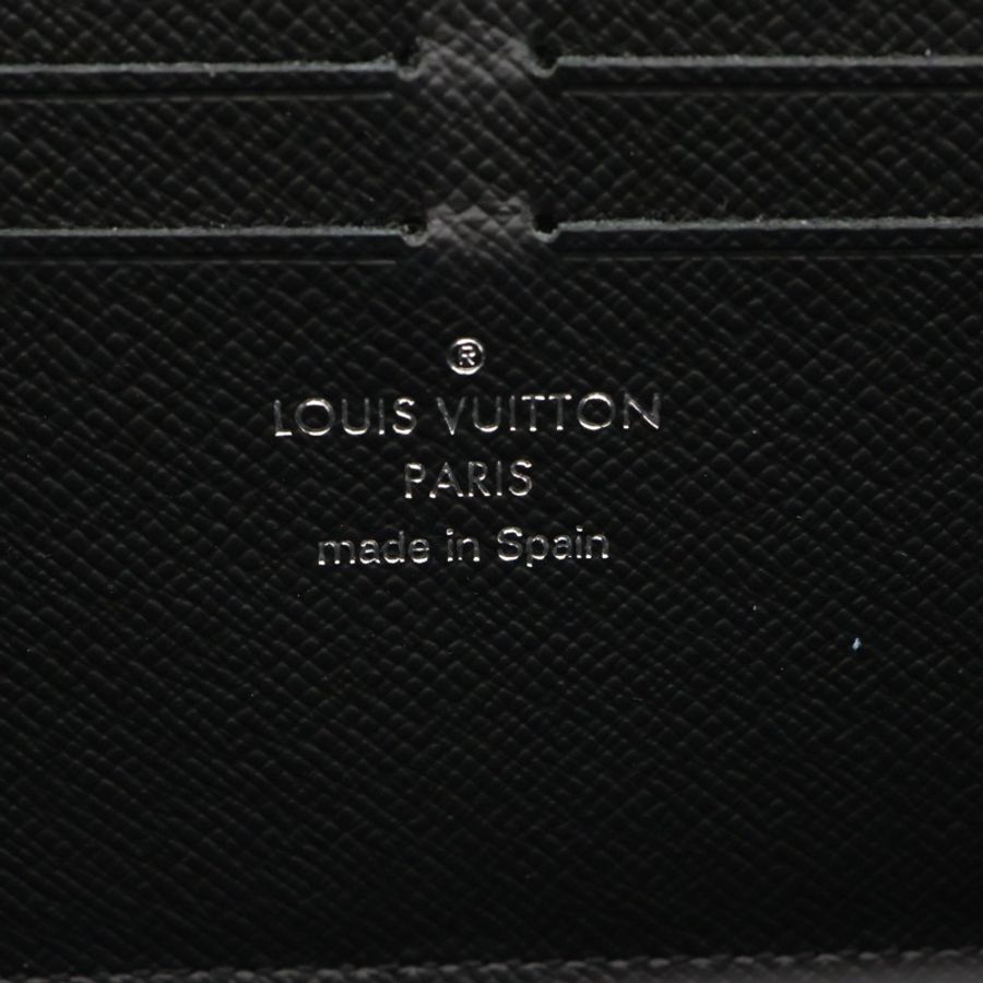 LOUIS VUITTON LV 路易威登 Zippy Dragonne 拉鍊長夾 黑色 EPI 水波紋牛皮 M81325-5
