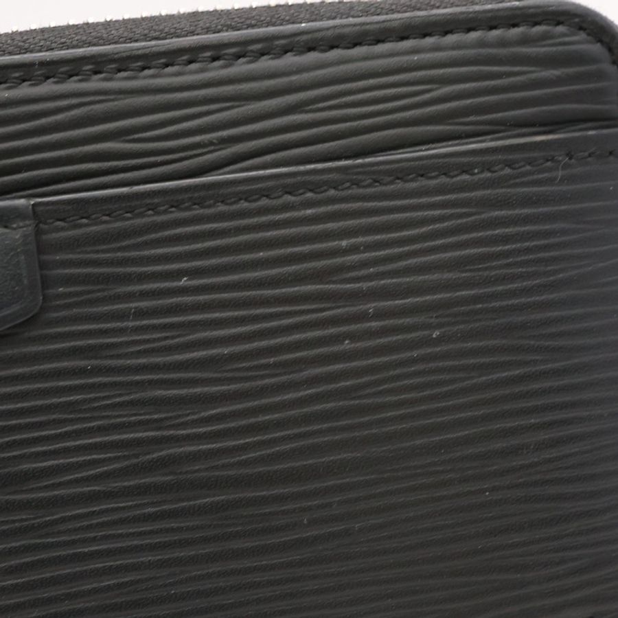 LOUIS VUITTON LV 路易威登 Zippy Dragonne 拉鍊長夾 黑色 EPI 水波紋牛皮 M81325-9