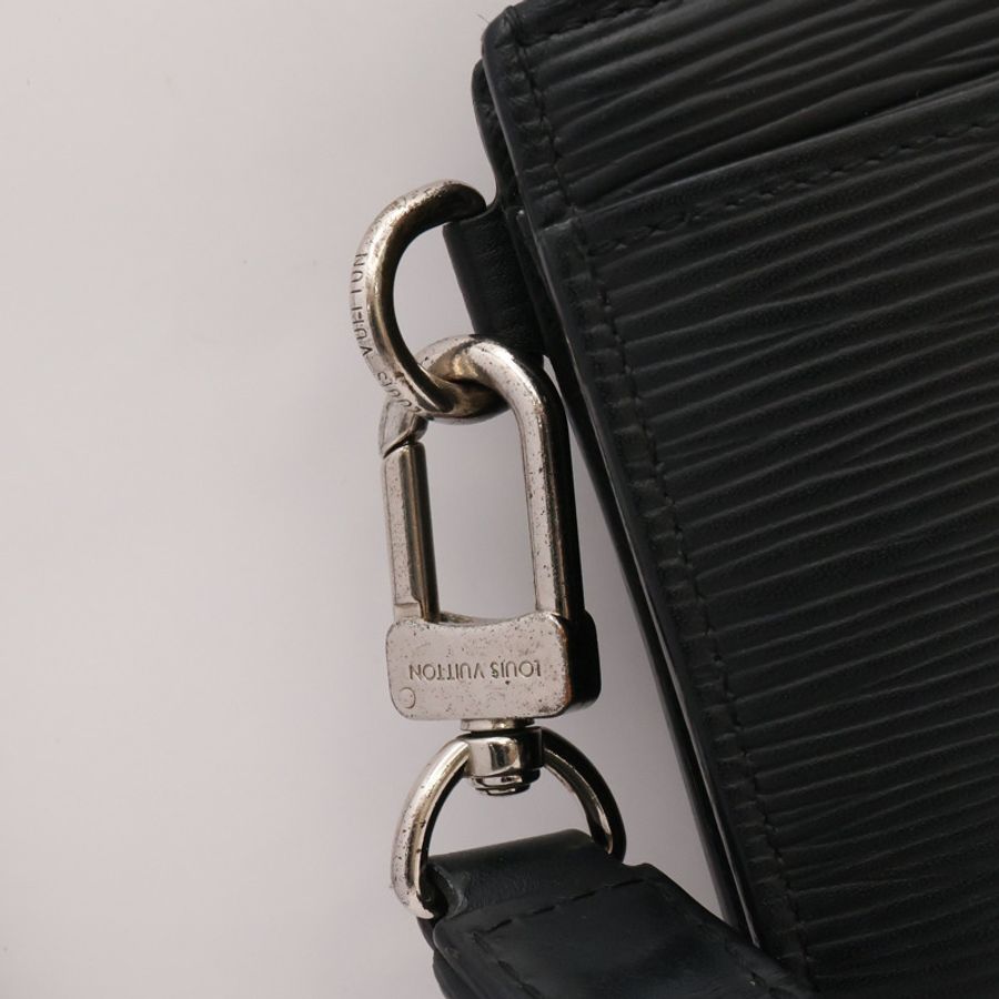 LOUIS VUITTON LV 路易威登 Zippy Dragonne 拉鍊長夾 黑色 EPI 水波紋牛皮 M81325-11