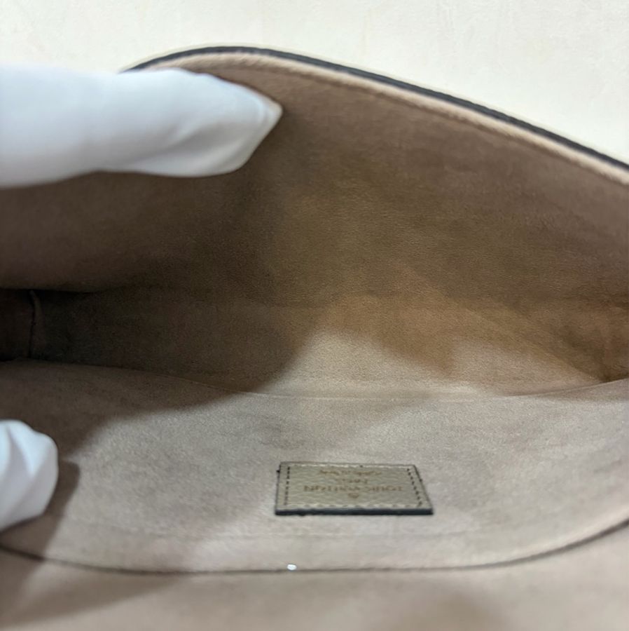 LV M82610 Tourterelle 灰色/Cream色 柔軟粒面壓花牛皮 Félicie Pochette 三合一 斜背包 鍊子包-27
