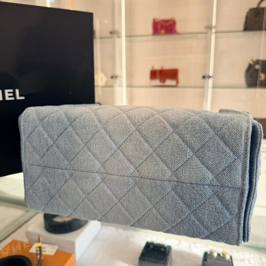 *SHIHNA名牌精品*CHANEL 25 Hobo Small 牛仔金釦肩背包-7