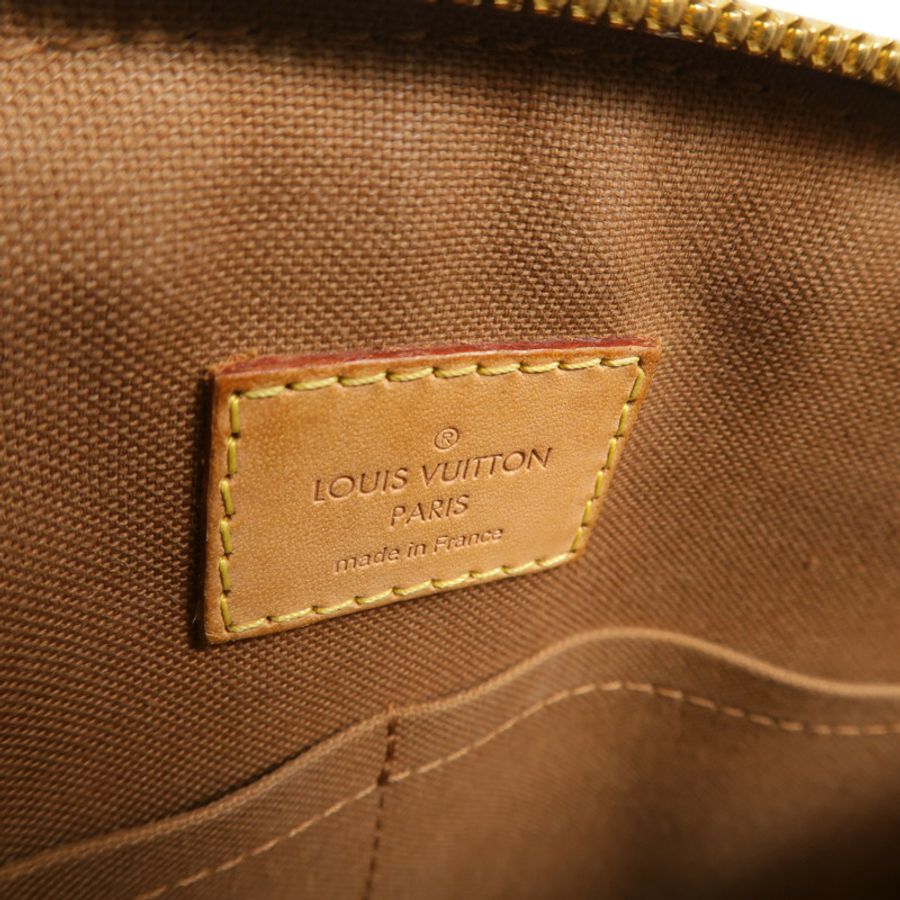 LOUIS VUITTON Monogram Tivoli PM手挽袋棕色-5